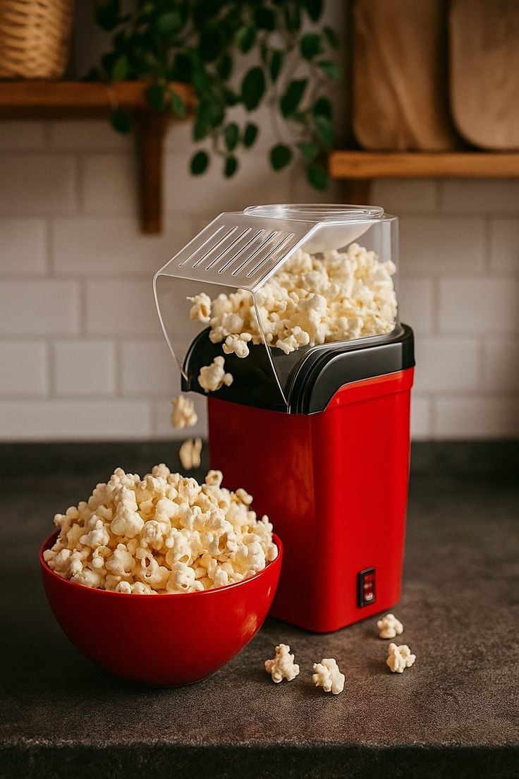 Machine à Pop-Corn Électrique Sans Huile | CinéMood