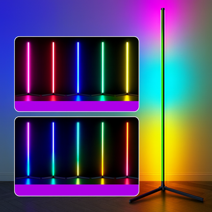 Lampe sur Pied RGB Télécommande Changement de Couleur | CinéMood