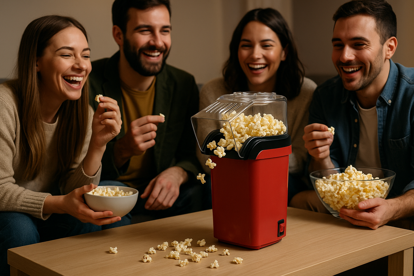 Machine à Pop-Corn Électrique Sans Huile | CinéMood