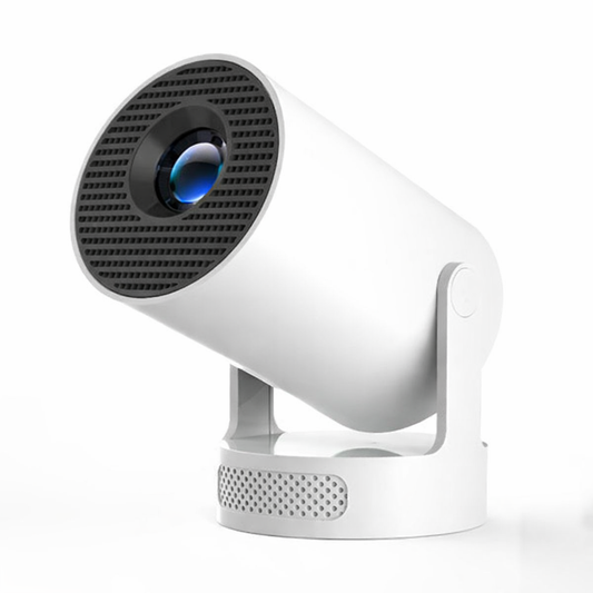 Mini Vidéoprojecteur Portable HD – Projecteur Compact 4K Supporté, Rotation 180°, Home Cinéma & Streaming