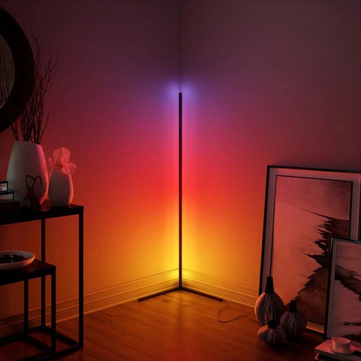 Lampe sur Pied RGB Télécommande Changement de Couleur | CinéMood